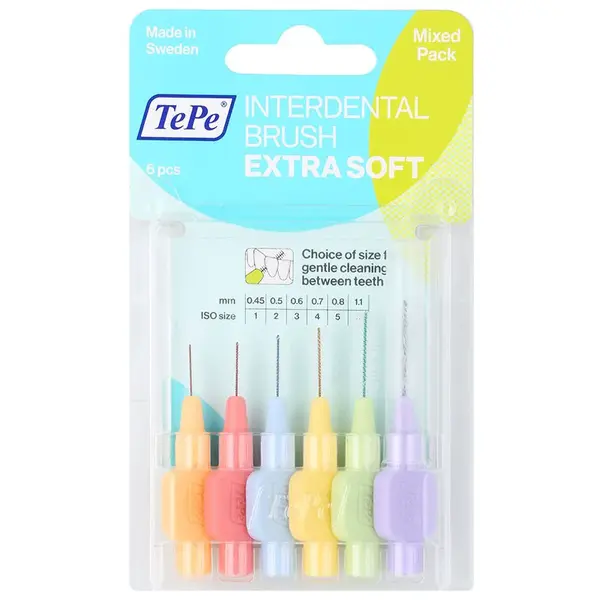 TePe Extra Soft medzizubné kefky mix 8 ks