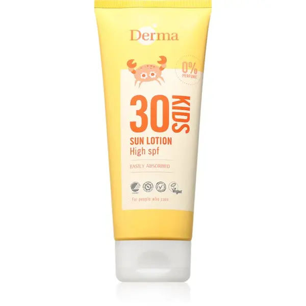 Derma Kids detské mlieko na opaľovanie SPF 30 200 ml