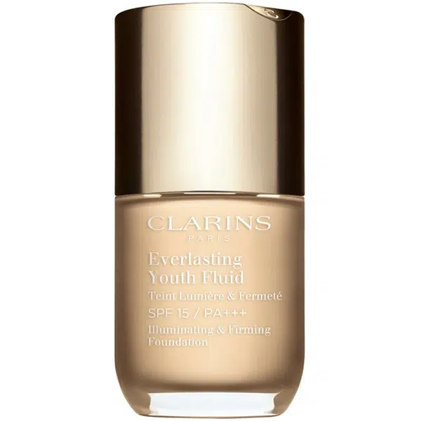 Clarins Everlasting Youth Fluid Foundation rozjasňujúci make-up SPF 15 odtieň 100.5 Cream 30 ml