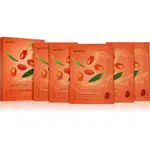 KORIKA SuperFruits Goji Berry - Set of 5 Anti-aging Face Sheet Masks set pleťových masiek za zvýhodnenú cenu s omladzujúcim účinkom Goji berry