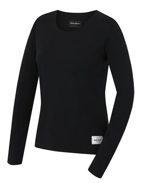 Husky  Tee Loba L black, M Dámske bavlnené tričko