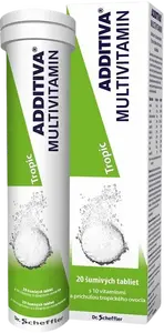 ADDITIVA Multivitamín Tropic 20 šumivých tabliet