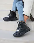 Resti Black sneakers with insulation Pommie - Footwear