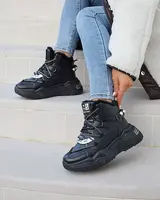 Resti Black sneakers with insulation Pommie - Footwear