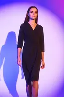 Marisse Dress Decorated With Metallic Thread