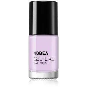 NOBEA Day-to-Day Gel-like Nail Polish lak na nechty s gélovým efektom odtieň Soft lilac #N05 6 ml