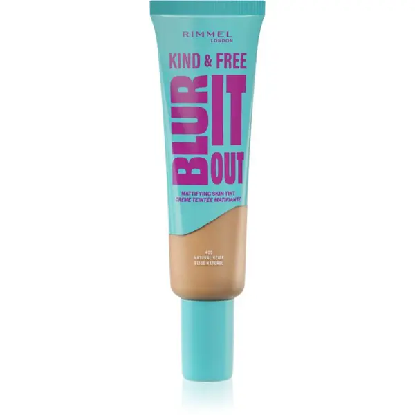 Rimmel Kind & Free Blur It Out ľahký hydratačný make-up odtieň 400 Natural Beige 30 ml