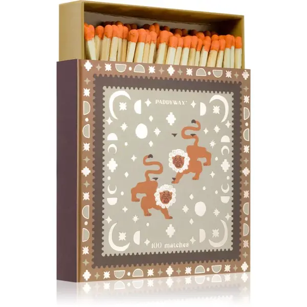 Paddywax Jumbo Boxed Lions zápalky 1 ks