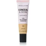 Revolution Conceal & Define zmatňujúci make-up odtieň F9.2N 23 ml