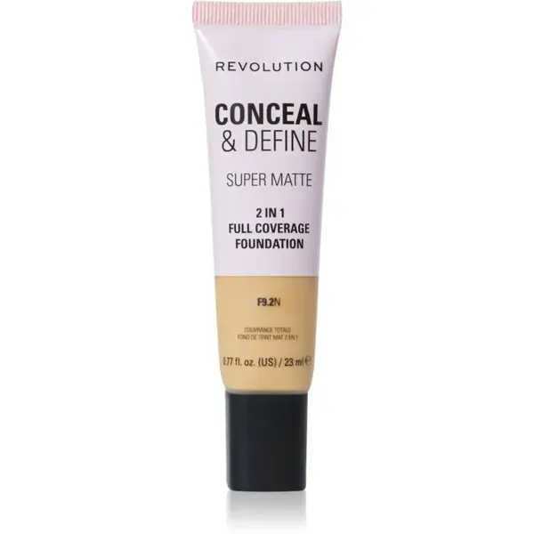 Revolution Conceal & Define zmatňujúci make-up odtieň F9.2N 23 ml