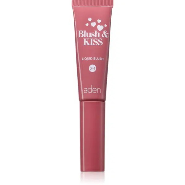 Aden Cosmetics Blush & Kiss multifunkčné líčidlo na pery a tvár 3v1 odtieň 02 Sunkissed 8 ml