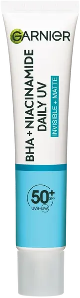 GARNIER Pure Active BHA + Niacínamid UV fluid proti nedokonalostiam SPF 50+, 40 ml
