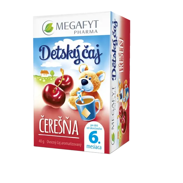 MEGAFYT Detský ovocný čaj čerešňa 20 x 2 g
