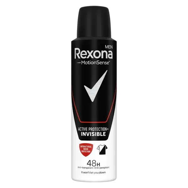 REXONA MEN Active Protection + Invisible Antiperspirant sprej 150 ml