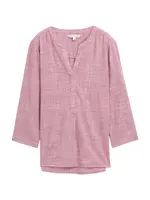 TOM TAILOR Blúzka  pitaya / biela