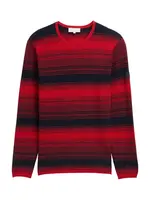 TOM TAILOR Sveter  tmavomodrá / červená