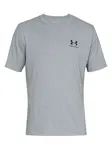 UNDER ARMOUR Tričko  sivá melírovaná / čierna