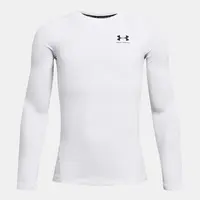 Chlapecké tričko Under Armour UA CG Armour LS-WHT - Kluci