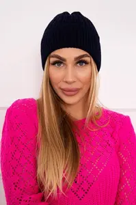 marka niezdefiniowana Tenká čepice Wioletta K251 námořnická modrá