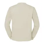 Beige Men's Sweatshirt Set-in Sweat Fruit of the Loom