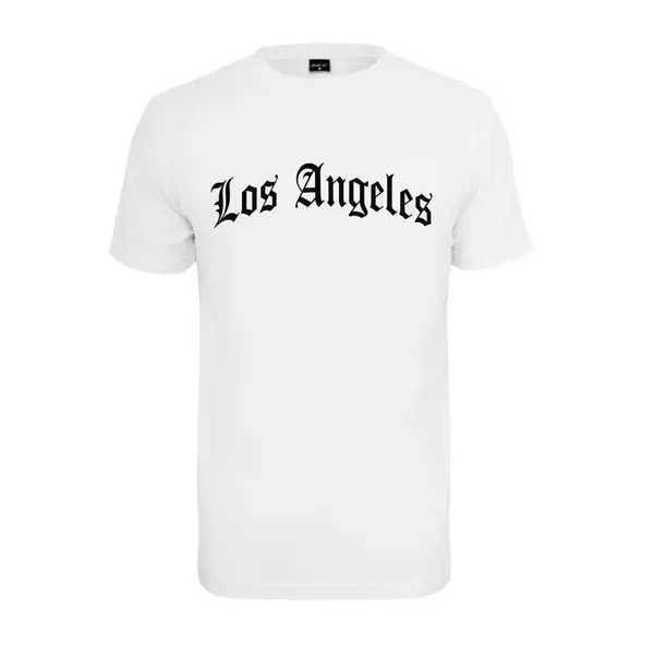 Los Angeles Wording Tričko bílé