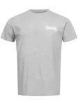LONSDALE Tričko 'Elmdon'  sivá melírovaná / biela