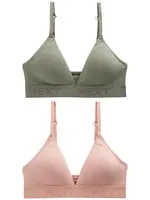 Next Podprsenka  zelená / ružová