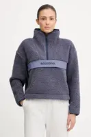 Fleecová mikina Rossignol ALLTRACK dámská, modrá barva, hladká, RLOWL03