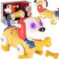 Interaktívny psík s kosťou – robot reagujúci na dotyk