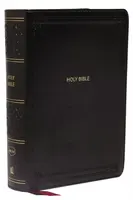 NKJV, End-of-Verse Reference Bible, Compact, Leathersoft, Black, Red Letter, Comfort Print - Thomas Nelson