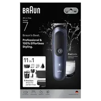 BRAUN Sada pro péči o tělo All-in-One Series 7, AIO7540, modrá