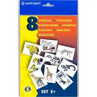 Centropen Šablóny A5 8 ks Divoké zvieratá