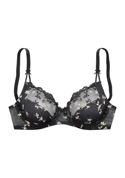 NUANCE Podprsenka  zmiešané farby / čierna