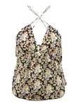 Free People Top 'Gardenia'  svetlobéžová / pastelovo modrá / pastelovo zelená / ružová / čierna