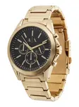 ARMANI EXCHANGE Analógové hodinky  zlatá / čierna