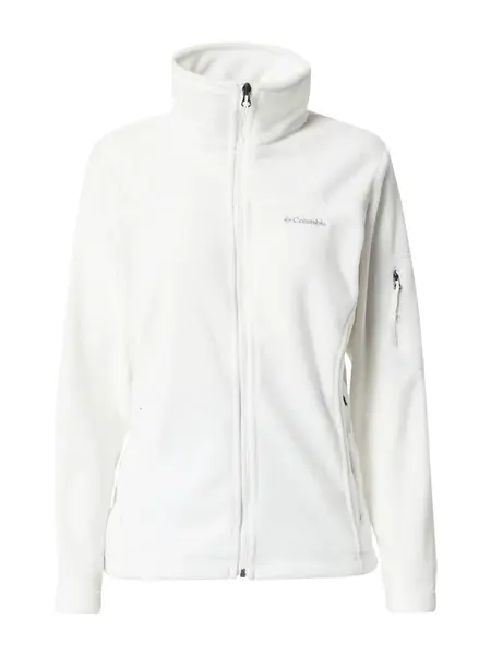 COLUMBIA Funkčná flisová bunda 'Fast Trek II'  svetlosivá / biela