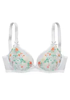 LASCANA Podprsenka  béžová / zelená / oranžová / biela