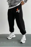 84184 Dewberry 3 Thread Mens Sweatpants-BLACK-1