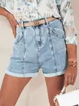 Spodenki damskie jeansowe DENIMCUTS niebieskie Dstreet