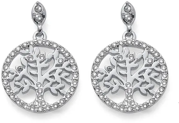 Oliver Weber Třpytivé náušnice se stromem života 22845