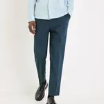 Tmavomodré pánske kockované skrátené nohavice Celio Gochecko