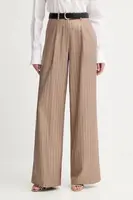 Nohavice Fracomina béžová farba, široké, vysoký pás, FS25WV3006W479T4