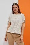 WOMEN'S T-SHIRT L-TS-4033 L.Beige