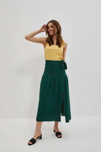 WOMEN'S SKIRT L-SC-4022 PALM LEAF