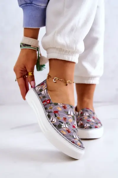 BIG STAR SHOES Dámska sklz na pamäťovú penu veľká hviezda