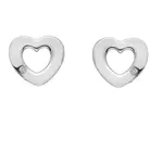 Hot Diamonds Stříbrné srdíčkové náušnice s pravými diamanty Amulets DE616