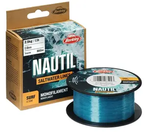 Berkley vlasec nautil monofil surf turquoise 300 m - 0,18 mm 2,5 kg