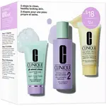 Clinique 3 Steps Skin Care Kit Skin Type 2 dárková sada pro dokonalé vyčištění pleti