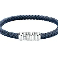 Morellato Nadčasový kožený náramek pro muže Moody SQH55