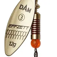 Dam třpytka effzett predator spinner gold-velikost 2 hmotnost 7 g